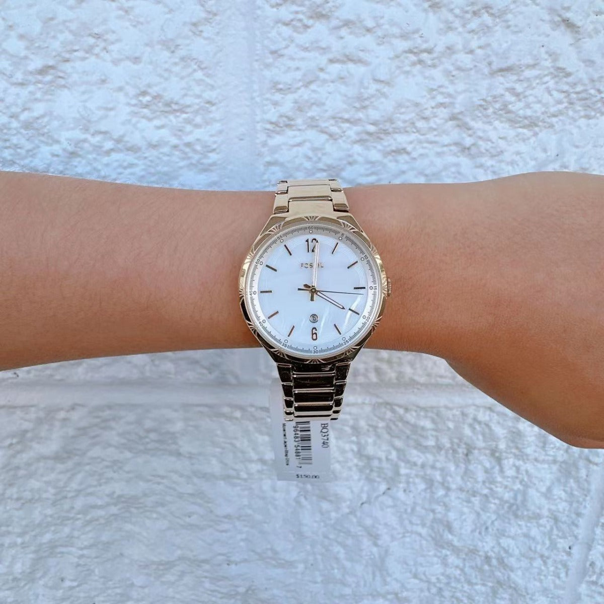 Fossil BQ3740 Ashtyn Three-Hand Date Gold-Tone Stainless Steel Watch Fossil BQ3740 Ashtyn Three-Hand Date Gold-Tone Stainless Steel Watch